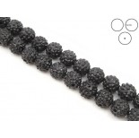 Zdjęcie - Kulka z diamencikami do wklejenia jet 10mm